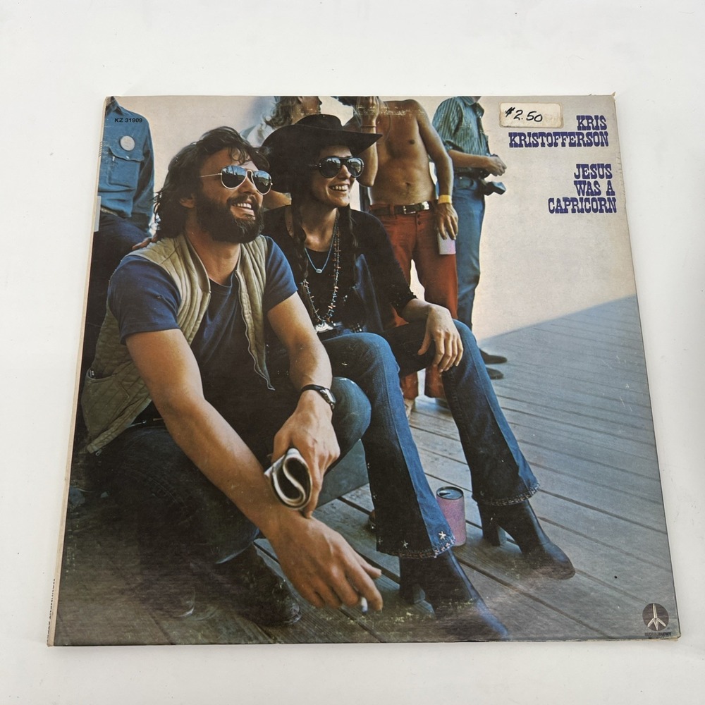 KRIS KRISTOFFERSON - Jesus Was A Capricorn  - 12" Vinyl Record LP KZ 31909